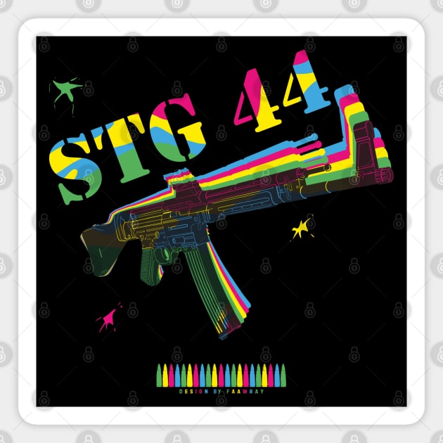 StG 44 assault rifle bright variant Magnet by FAawRay